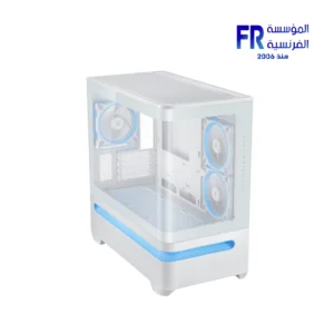 Asus Prime AP202 ARGB Micro ATX Tempered Glass White Micro Tower Case