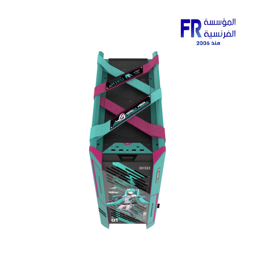 Asus ROG Strix Helios II GX601S EATX Triple Glass 4x 140mm PWM Fans Hatsune Miku White Mid Tower Case