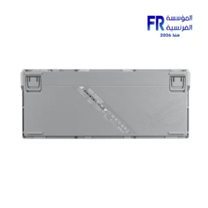 Asus Rog Azoth M701 75 Percent Oled Nx Snow Arabic Tri Mode White Gaming Keyboard