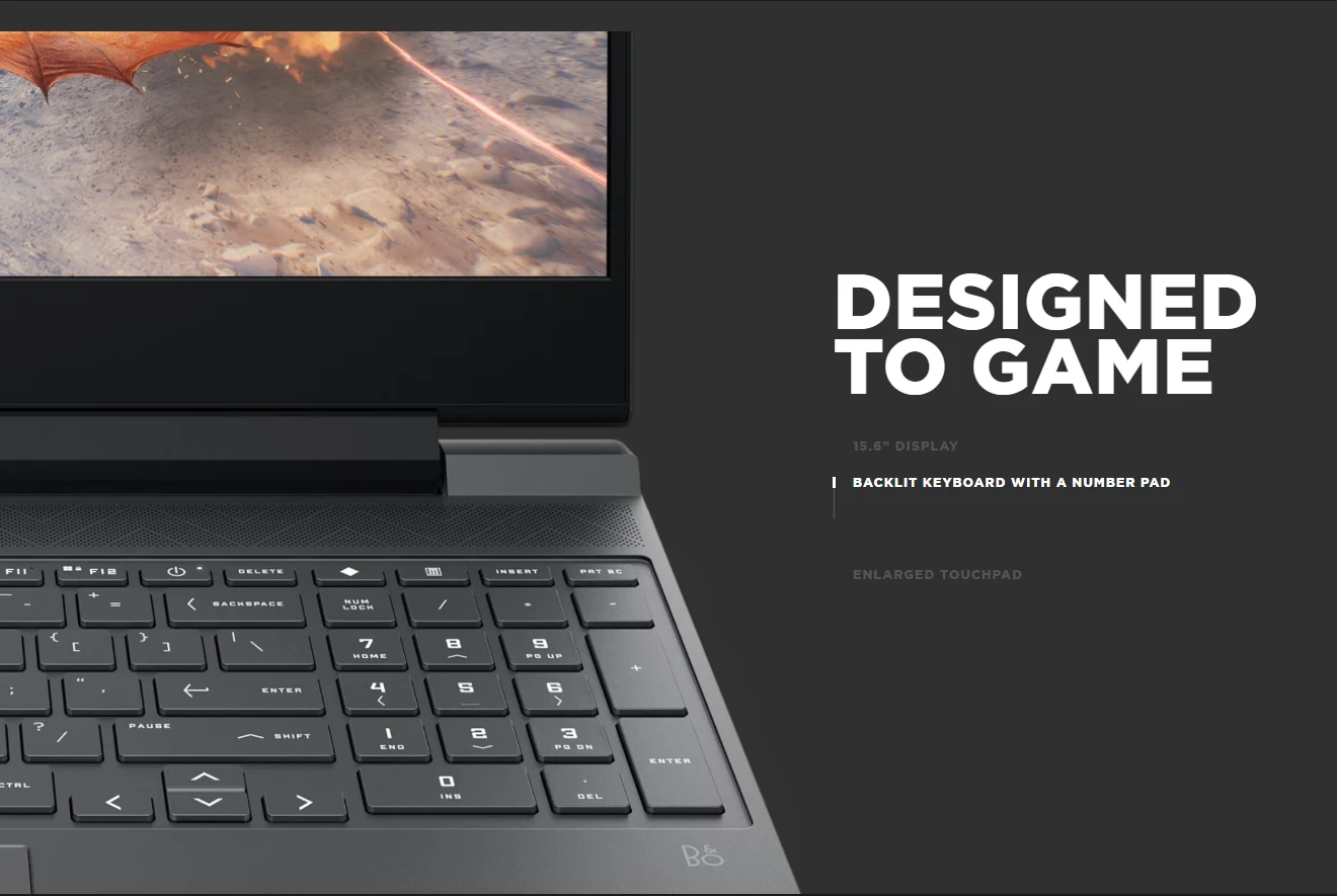 HP Victus 15 - Designed to Game with backlit keyboard
