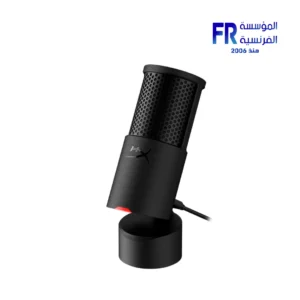 HyperX SoloCast 2 24 Bit 96kHz Cardioid Tap To Mute Black Usb C Gaming Microphone