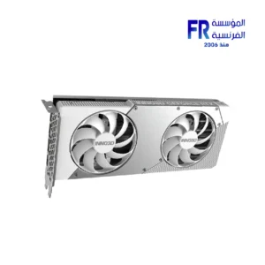 Alternative view of Inno3D GeForce RTX 5070 Twin X2 OC 12GB GDDR7 White Graphic Card