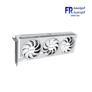 Alternative view of Inno3D GeForce RTX 5080 X3 OC 16GB GDDR7 White Graphic Card