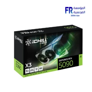 Third view of the INNO3D GeForce RTX 5090 iCHILL X3 32GB GDDR7 graphics card