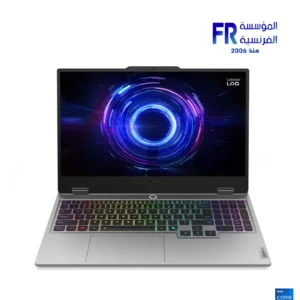 Lenovo LOQ 15IRX10 - 83JE0114AX - Intel Core i7-14700HX - 16GB DDR5 5600MHz - 512GB PCIe 4.0 NVMe SSD - NVIDIA GeForce RTX 5050 8GB GDDR7 - 15.6 Inch FHD 1920×1080 144Hz IPS Display - Wi-Fi 6 - White Backlit Arabic Keyboard - No OS - Luna Grey Laptop