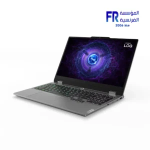 Lenovo LOQ 15IRX9 - 83DV000EAX - Intel Core i7-13650HX - 16GB DDR5 4800MHz - 512GB PCIe 4 NVMe SSD - NVIDIA GeForce RTX 3050 6GB GDDR6 - 15.6 Inch FHD 1920x1080 144Hz IPS Display - Wi-Fi 6 - White Backlit Arabic Keyboard - No OS - Luna Grey Laptop