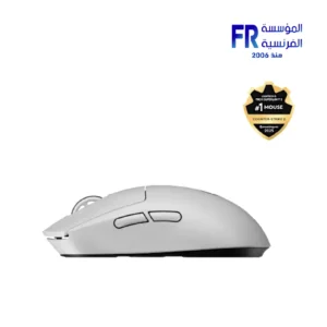 Alternate view of the white Logitech G PRO X SUPERLIGHT 2c gaming mouse
