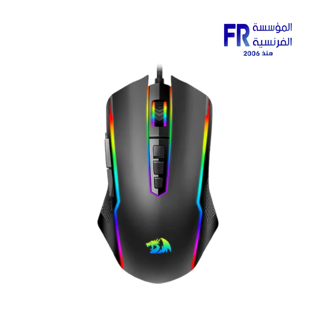 Redragon M910 K PMW 3104 8000 DPI RGB 9 Programmable Buttons Rapid Fire Black Wired Gaming Mouse