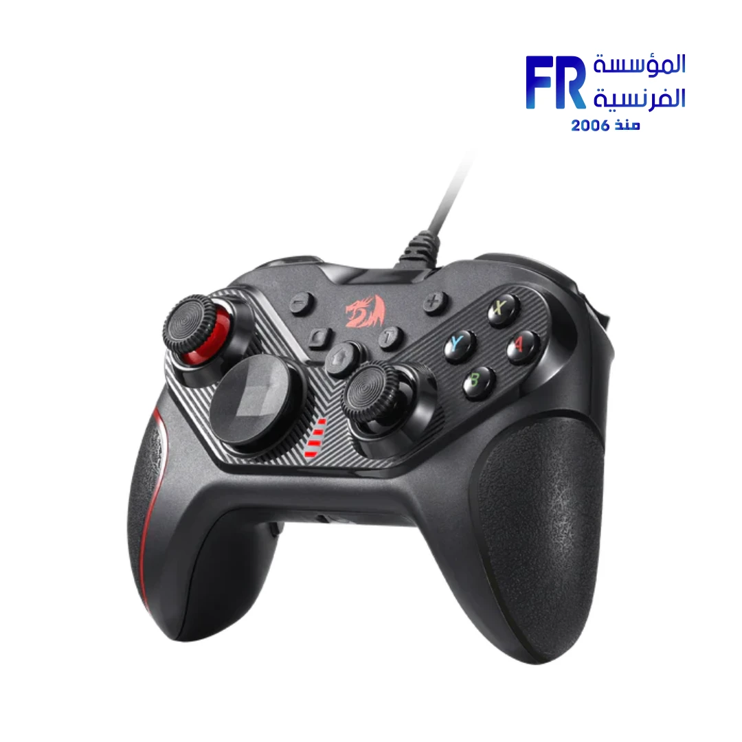 Redragon Rift G710 Dual Vibration 4 Programmable Keys Turbo PC Switch and PS3 Wired Gamepad