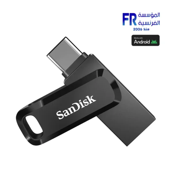 Sandisk Ultra Dual Drive Go 128Gb 400MBps Black Usb 3.2 Type C And Type ...