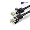 Ugreen NW102 2 Meter Cat 6 Gigabit 1000Mbps 250MHz Gold Plated RJ45 Connectors Gaming and CCTV Optimized Black LAN Cable