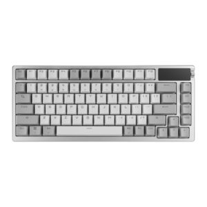 ASUS ROG Azoth Moonlight White mechanical keyboard with RGB lighting off