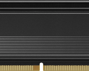 KLEVV FIT V Jet Black low-profile DDR5 desktop memory module, official manufacturer product image