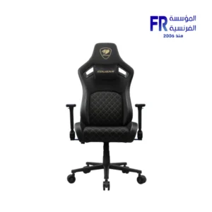Cougar Defensor F Woven Fabric PushBack Lumbar 4D Folding Armrests Gold Gaming Chair
