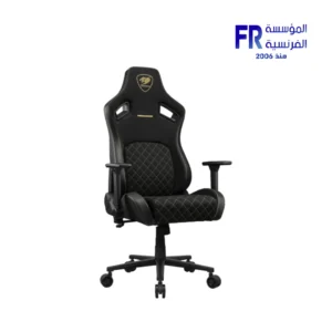 Cougar Defensor F Woven Fabric PushBack Lumbar 4D Folding Armrests Gold Gaming Chair