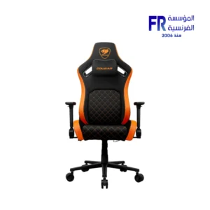 Cougar Defensor F Woven Fabric PushBack Lumbar 4D Folding Armrests Orange Gaming Chair
