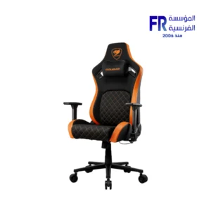 Cougar Defensor F Woven Fabric PushBack Lumbar 4D Folding Armrests Orange Gaming Chair