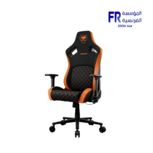 Cougar Defensor F Woven Fabric PushBack Lumbar 4D Folding Armrests Orange Gaming Chair