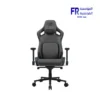 Cougar Defensor S Leather Like Fabric PushBack Lumbar 4D Folding Armrests Jet Gray Gaming Chair