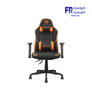 Cougar Fusion SF Orange Breathable Fabric Gaming Chair with 3D Lumbar Support