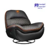 Cougar Overlord Orange PVC Leatherette Gaming Chair with Foldable Footrest
