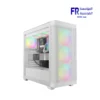 Gamdias Athena M3 Athena M3 Wh Mesh Front Dual 360mm Radiator Support 4x120mm Argb Pwm Fans Eatx Support White Mid Tower Case