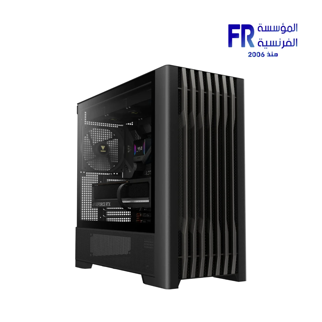 Gamdias Athena P3 BTF 4x140mm Performance PWM Fans Mesh Front E-ATX Black Mid Tower Case