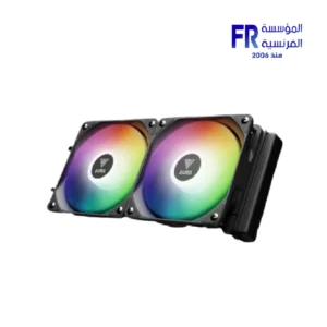 GAMDIAS AURA GL240 DIGITAL black 240mm AIO cooler with radiator and two ARGB fans