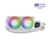 Gamdias Aura Gl240 Digital 2.1 Inch Lcd Screen Real-time Display 2x120mm Argb Pwm Fans White Liquid Cpu Cooler
