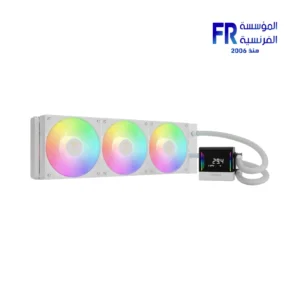 GAMDIAS CHIONE E4-360 WH white liquid CPU cooler, main product view