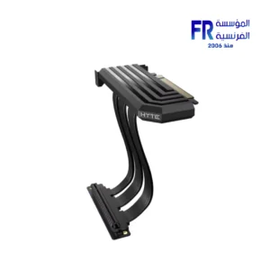 Hyte Hyper Riser 200mm Pcie 5.0 Flexible Shielded Pitch Black Riser Cable