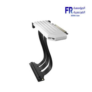 Hyte PCIE40 200mm PCIe 4.0 Flexible Shielded Riser Cable Snow White