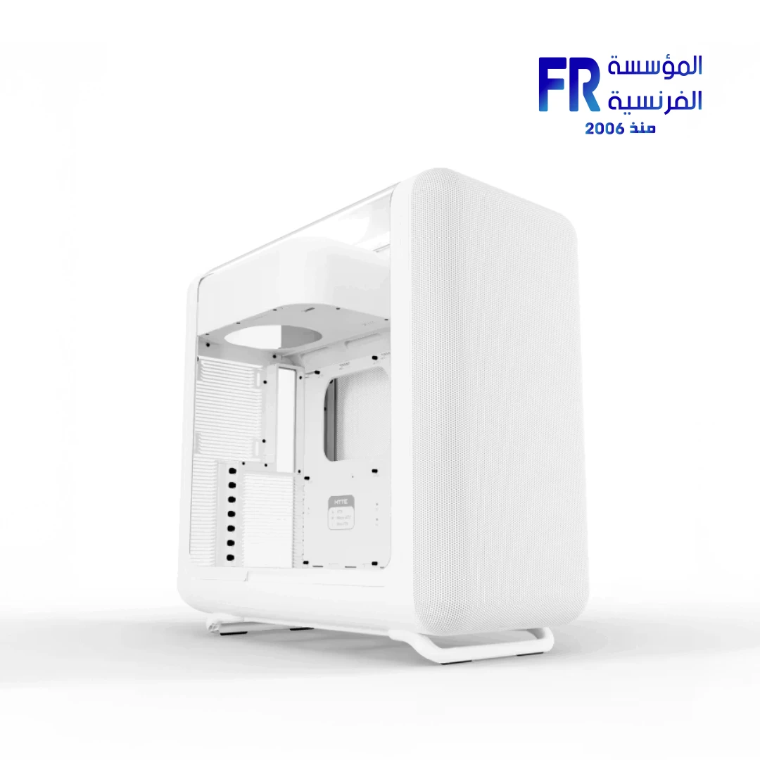 Hyte X50 Laminated Acoustic Glass Cold Floor Cooling Snow White Mid Tower Case