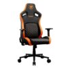 Cougar Defensor CGR-DFL gaming chair in black and orange Hyper-Dura leatherette