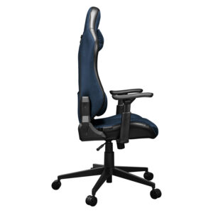 COUGAR Explore Navy Blue F gaming chair, reclined side view