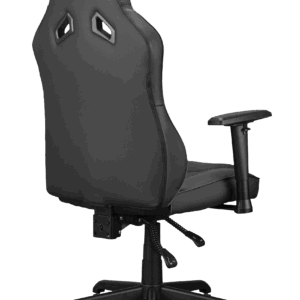 Cougar Fusion S CGR-FUSSL-BLB black gaming chair from the rear angled view