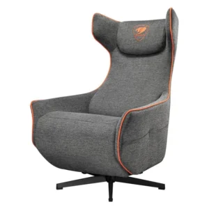 Cougar Magus Gray electric recliner chair in a three-quarter front view