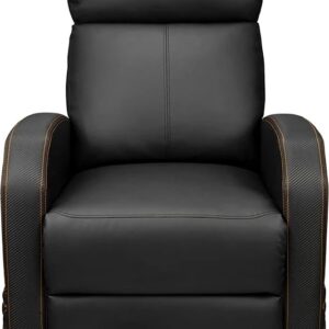 COUGAR Ranger Elite Black/Orange gaming sofa, front view