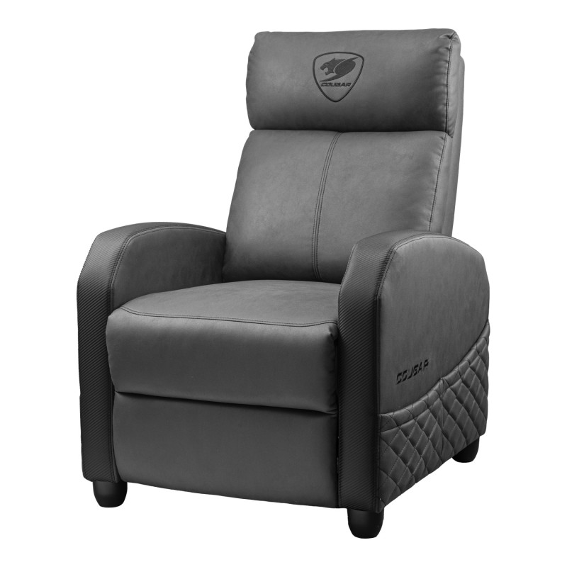 COUGAR Ranger Elite Jet Gray gaming sofa, angled view