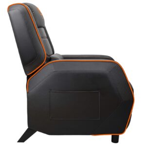 COUGAR Ranger S Orange gaming sofa, side profile