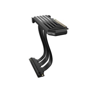 HYTE PCIE40 200mm PCIe 4.0 x16 riser cable in Pitch Black