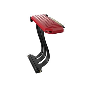 HYTE PCIE40 200mm PCIe 4.0 riser cable in red
