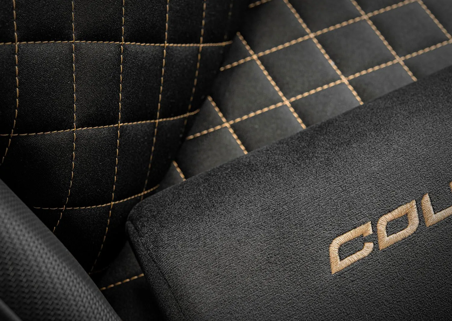 Cougar Armor One V2 F Orange Gaming Chair Upholstery Detail and Durability