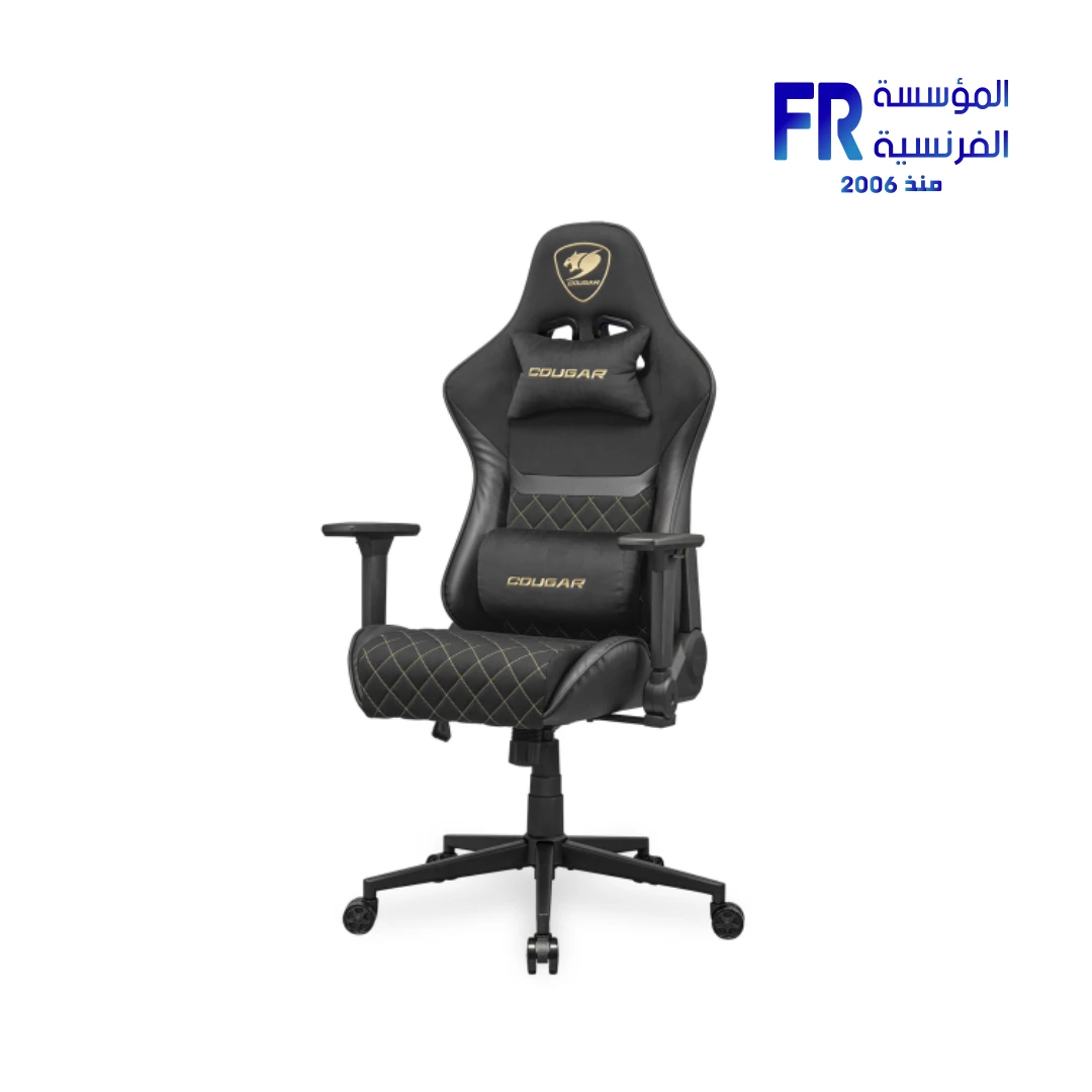 Cougar Armor One V2 F Woven Fabric 4D Armrests Gold Gaming Chair