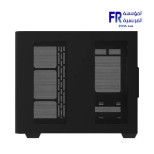 DarkFlash L285 Atx Curved Tempered Glass Back Connect Support Argb Type C with 4x DM20 Fans Black Mid Tower Case