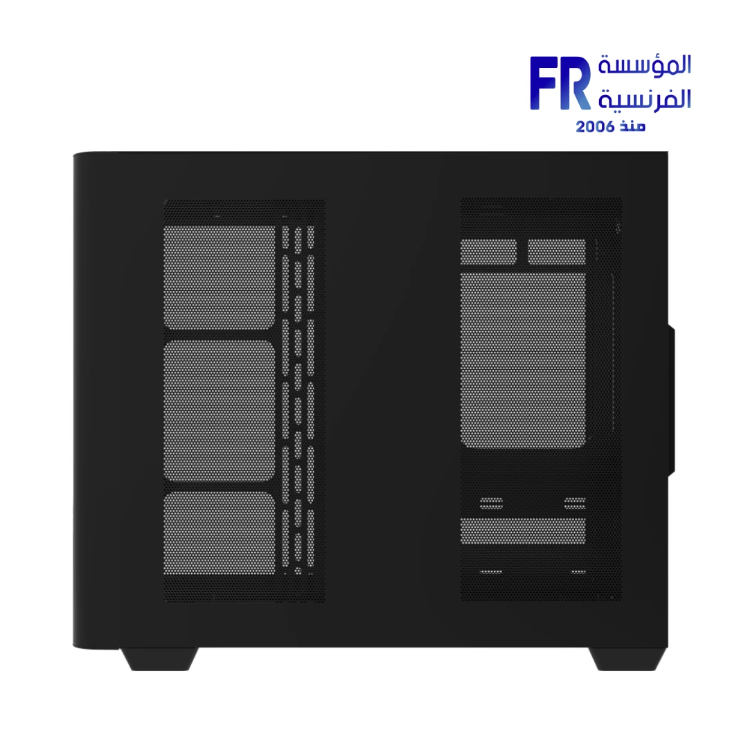 DarkFlash L285 Atx Curved Tempered Glass Back Connect Support Argb Type C with 4x DM20 Fans Black Mid Tower Case