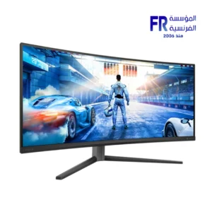 Philips Evnia 6000 34M2C6500 00 34 Inch WQHD 175HZ 0.03ms GTG QD OLED Curved HDR True Black 400 Ambiglow Dark Slate Gaming Monitor