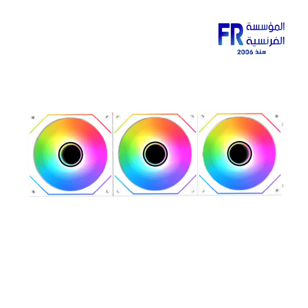 Xigmatek Starlink Ultra II Arctic Smart Link Fan Argb PWM 3 Fans With Remote and Controller Fan