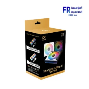 Xigmatek Starlink Ultra II Smart Link Fan Argb PWM 3 Fans With Remote and Controller Fan