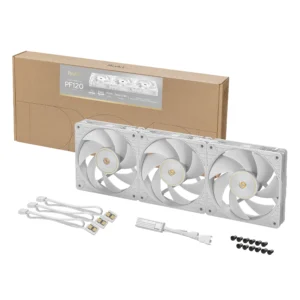 ASUS ProArt PF120 white 120mm PWM fan three-pack